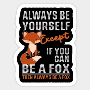 Fox Sticker